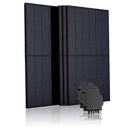 4 zonnepanelen set met APsystems micro-omvormers